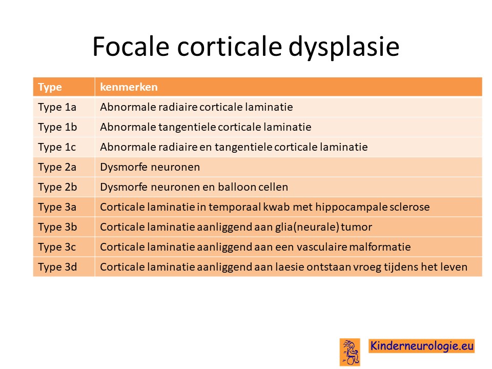 Corticale dysplasie